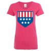 Women’s Glitter V-Neck T-Shirt Thumbnail