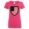 Women’s Glitter V-Neck T-Shirt Thumbnail