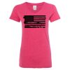 Women’s Glitter V-Neck T-Shirt Thumbnail