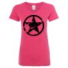 Women’s Glitter V-Neck T-Shirt Thumbnail