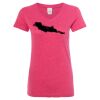 Women’s Glitter V-Neck T-Shirt Thumbnail