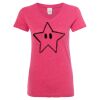 Women’s Glitter V-Neck T-Shirt Thumbnail