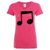 Women’s Glitter V-Neck T-Shirt Thumbnail
