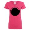 Women’s Glitter V-Neck T-Shirt Thumbnail
